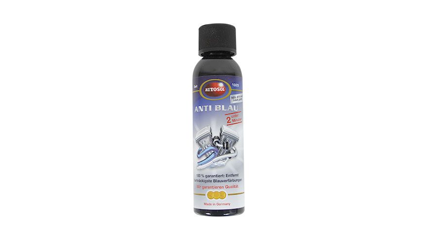 BMW R1200CL Autosol Bluing Remover