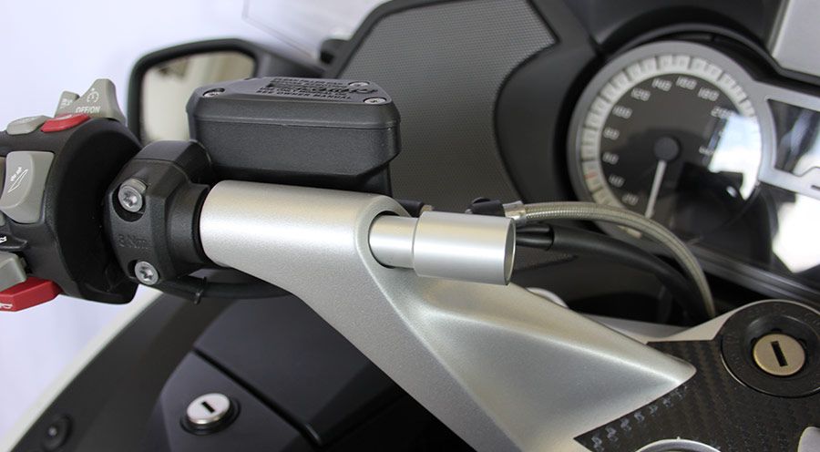 BMW K 1600 B Adapter for tubular handlebar fixation