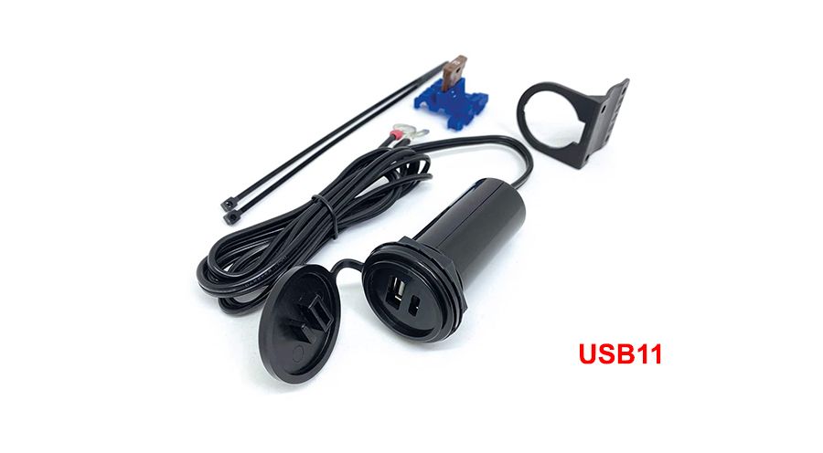 BMW S1000R (2021- ) USB Twin socket (USB-A & USB-C)