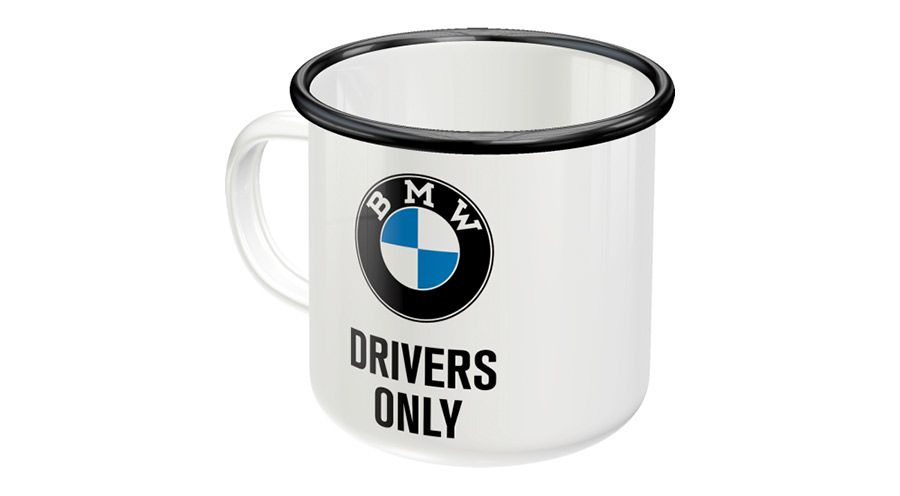BMW R nine T Enamel Cup BMW Drivers Only