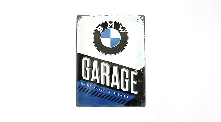 BMW F750GS, F850GS & F850GS Adventure Metal sign BMW - Garage