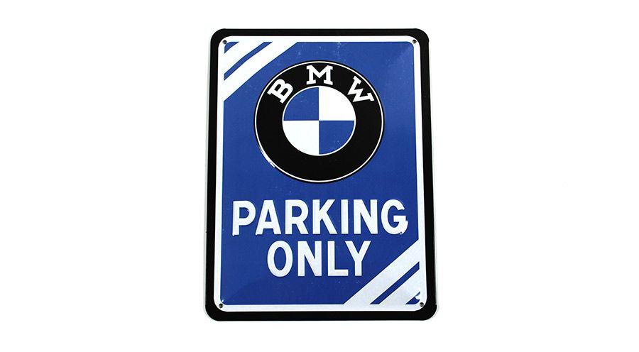 BMW R850R, R1100R, R1150R & Rockster Metal sign BMW - Parking Only