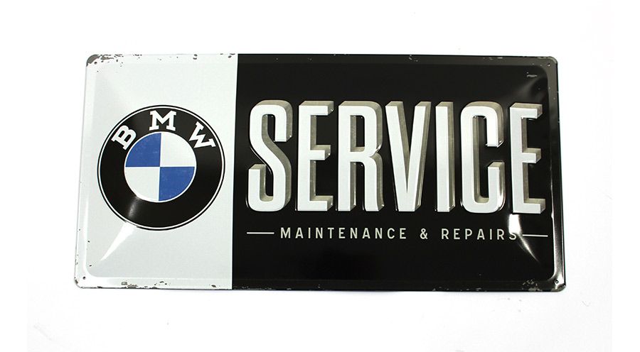 BMW R nine T Metal sign BMW - Service