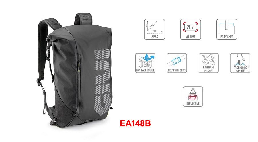 BMW F800GS (2024- ), F900GS & F900GS Adv Waterproof backpack 20L