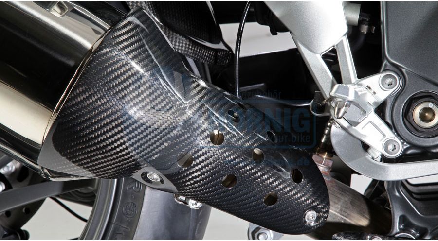 BMW K1300R Carbon Exhaust Protector