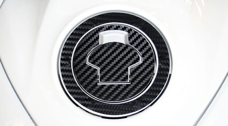 BMW K1200R & K1200R Sport Petrol Cap Pad, 3D Carbon Look