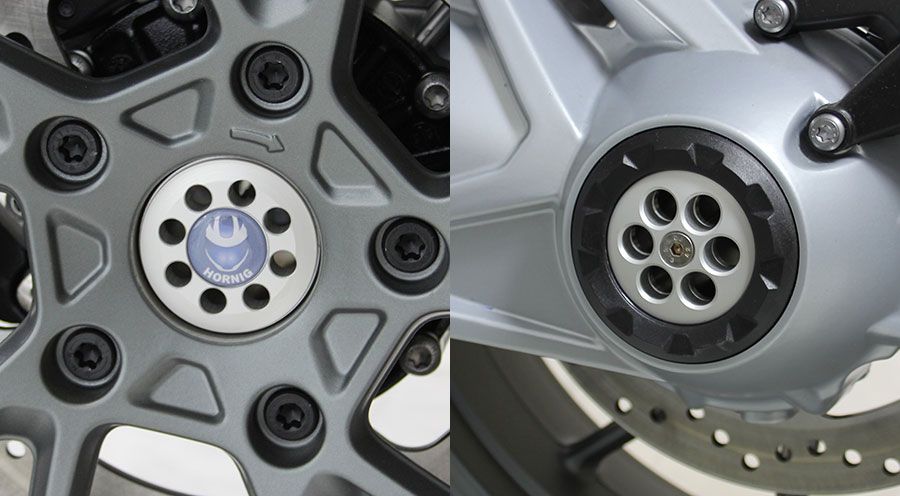 BMW R1300GS Rear wheel centre cover
