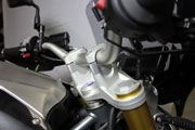 Handlebar risers for BMW R 1200 R, LC (2015-) and R 1200 RS (2015-)